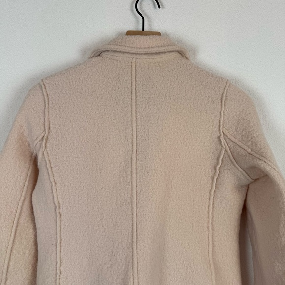 JCrew Daphne Topcoat in Italian Boiled Wool Cream Off White 4 - Picture 5 of 12